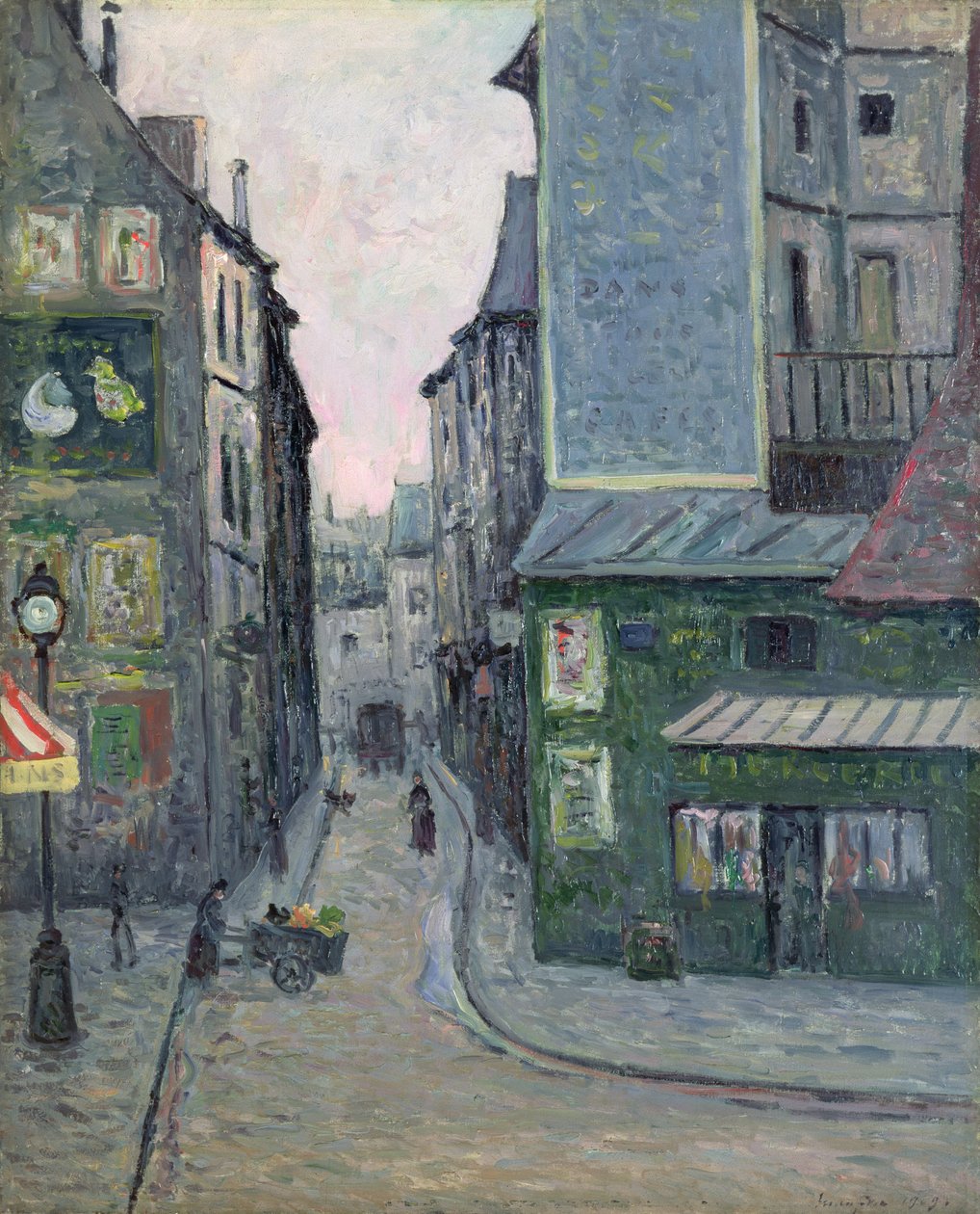 Place Saint Andre des Arts، Rue Suger، Paris بواسطة مكسيم اميل لويس موفرا