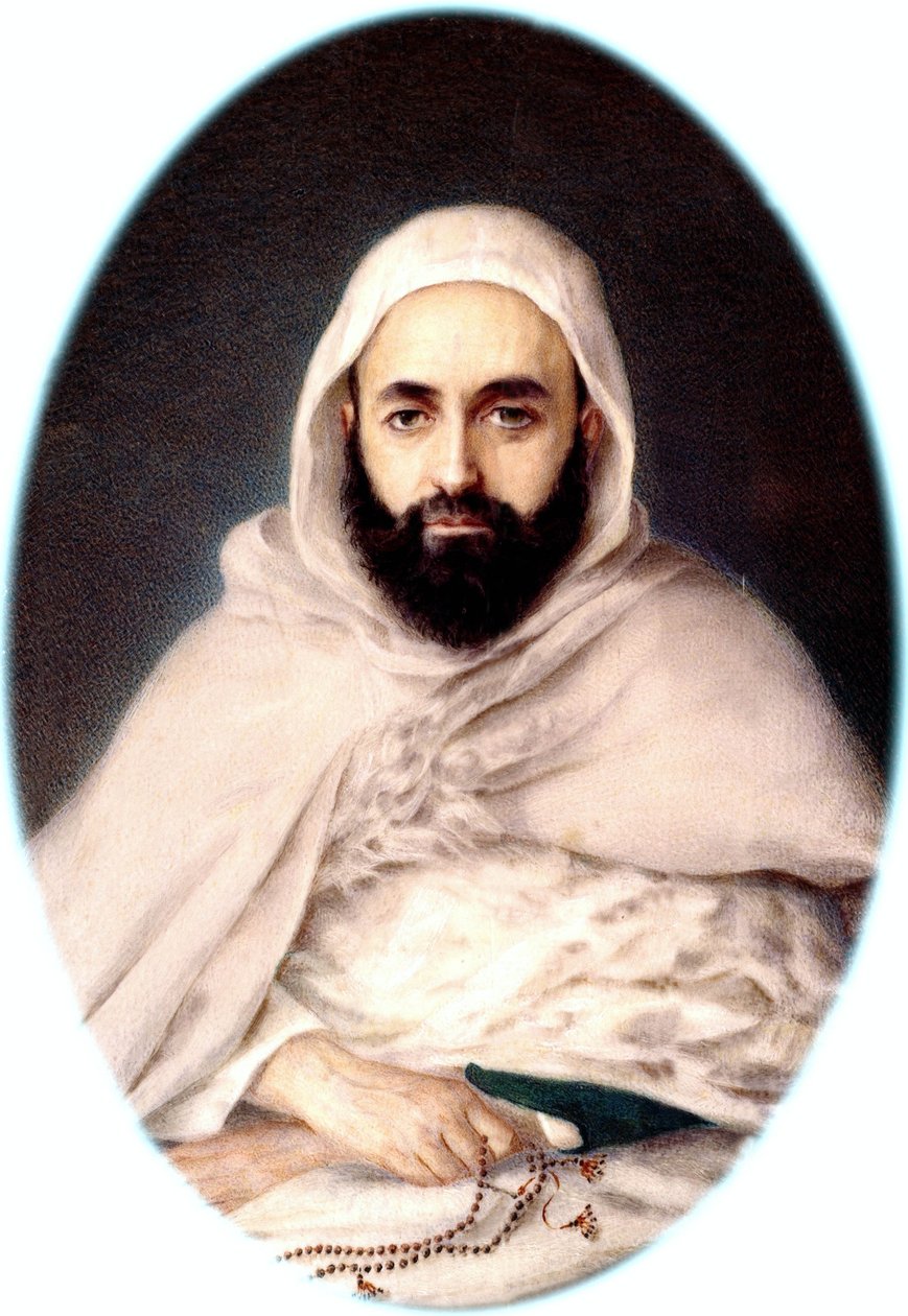 Portrait of Emir Abd-el-Kader, 1852 بواسطة مكسيم ديفيد