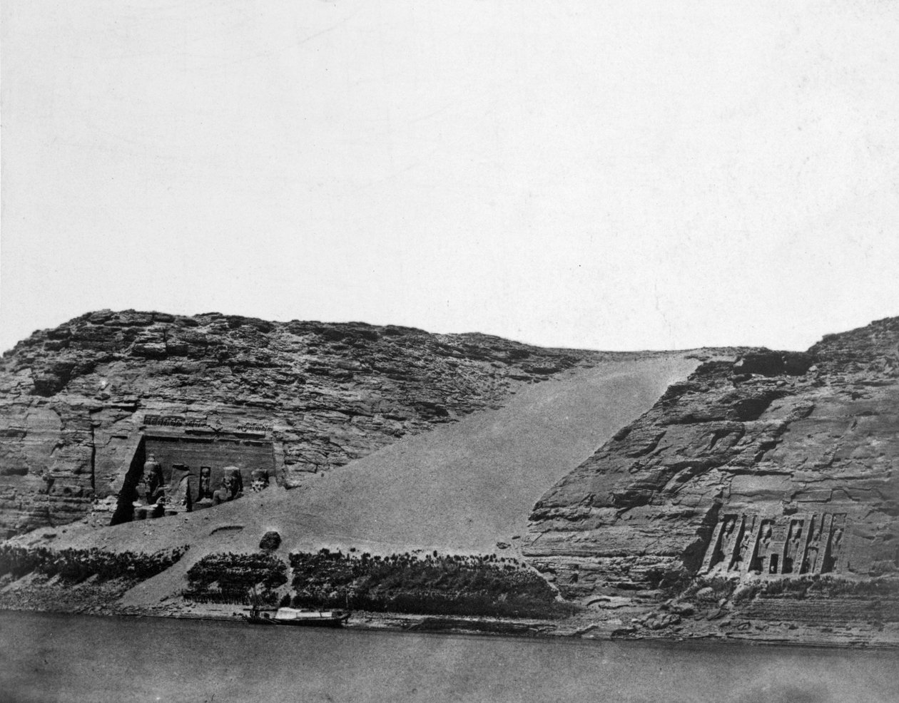 المعابد المصرية القديمة ، مصر ، 1852. بواسطة ماكسيم دو كامب