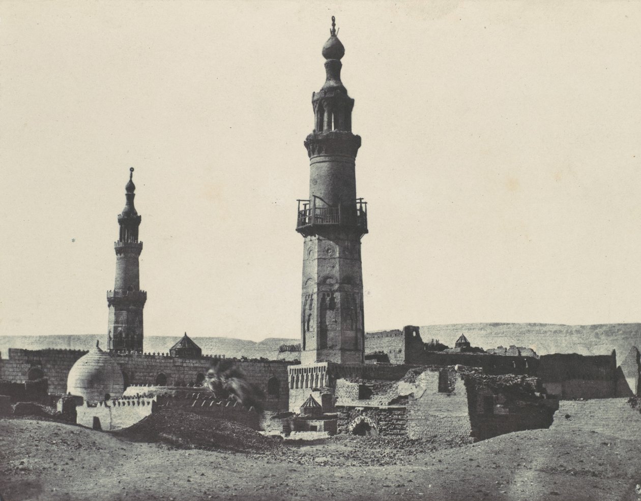صعيد مصر. جرجه. مسجد علي بك 1850. بواسطة ماكسيم دو كامب