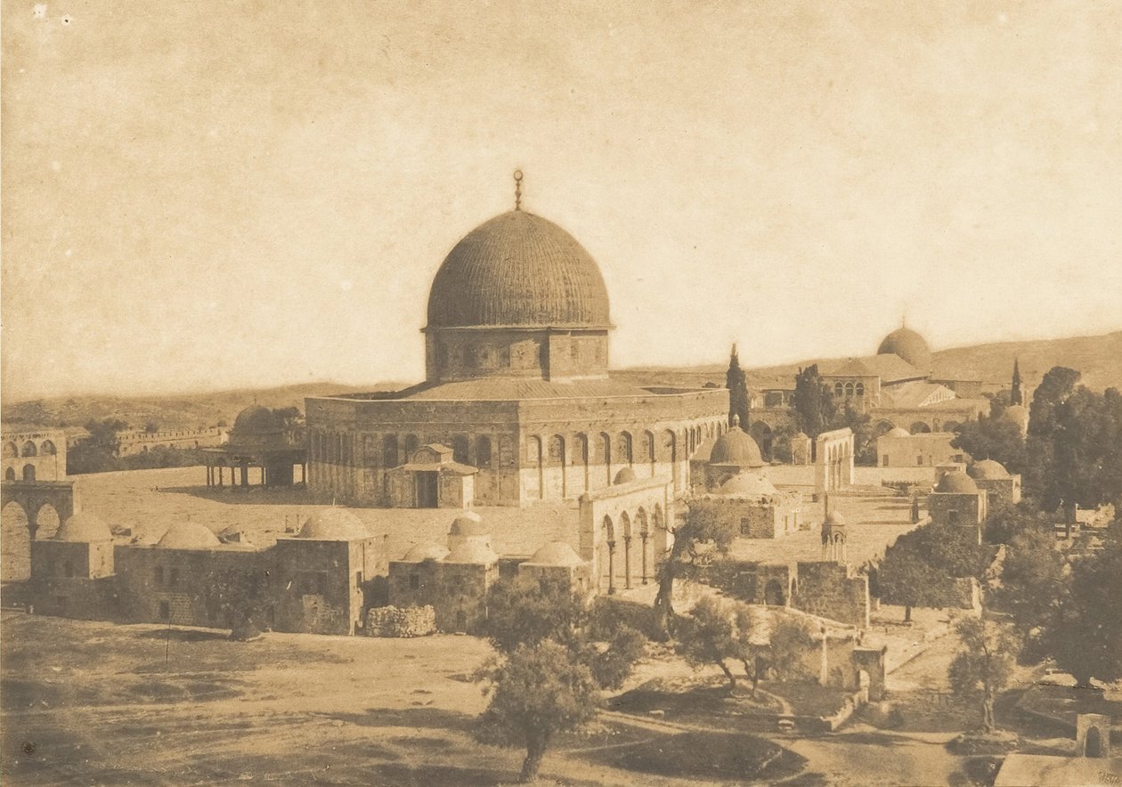 مسجد عمر ، القدس ، آب 1850. بواسطة ماكسيم دو كامب
