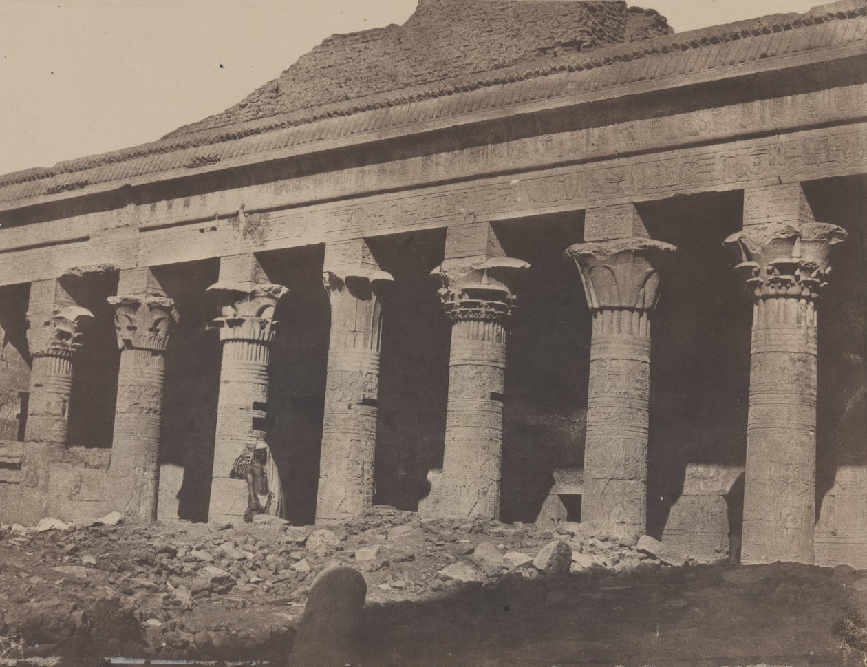 Nubie ، Grand Temple d'Isis ، a Philoe ، Galerie Orientale ، أبريل 1850 ، طبع 1852. بواسطة ماكسيم دو كامب