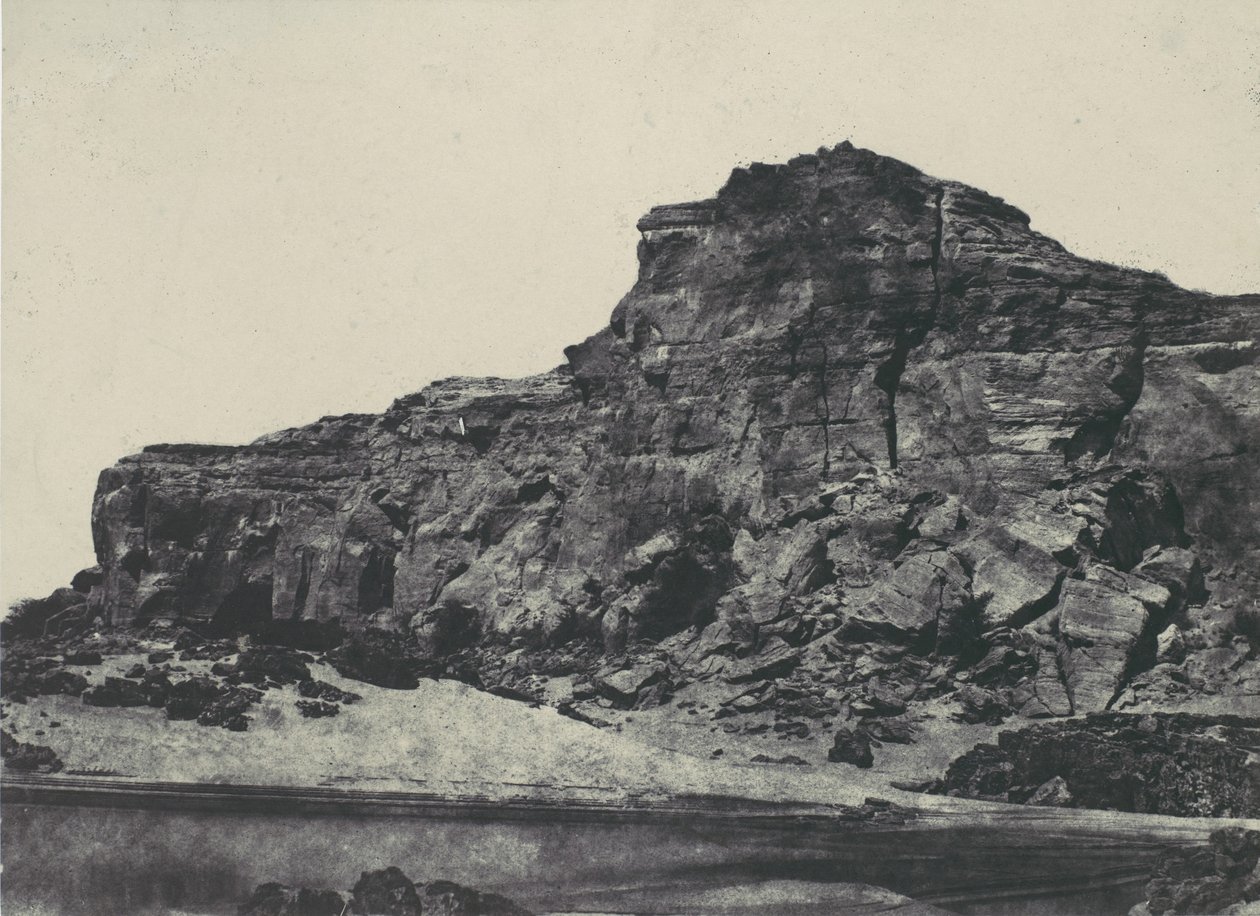 النوبة. إعتام عدسة العين الثاني. جبيل أبوار ، 1850. بواسطة ماكسيم دو كامب