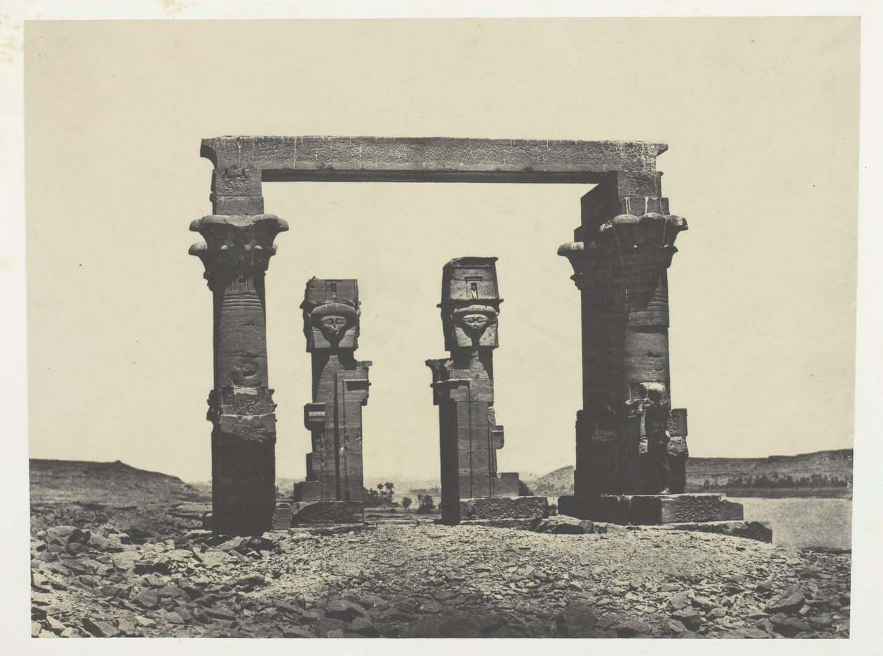 تمبل دي كارداسي ، نوبي ، 184951 ، طُبع عام 1852. بواسطة ماكسيم دو كامب