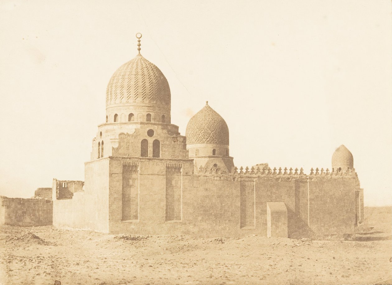 ضريح سلاطين المماليك ، القاهرة ، ديسمبر ١٨٤٩- يناير ١٨٥٠. بواسطة ماكسيم دو كامب
