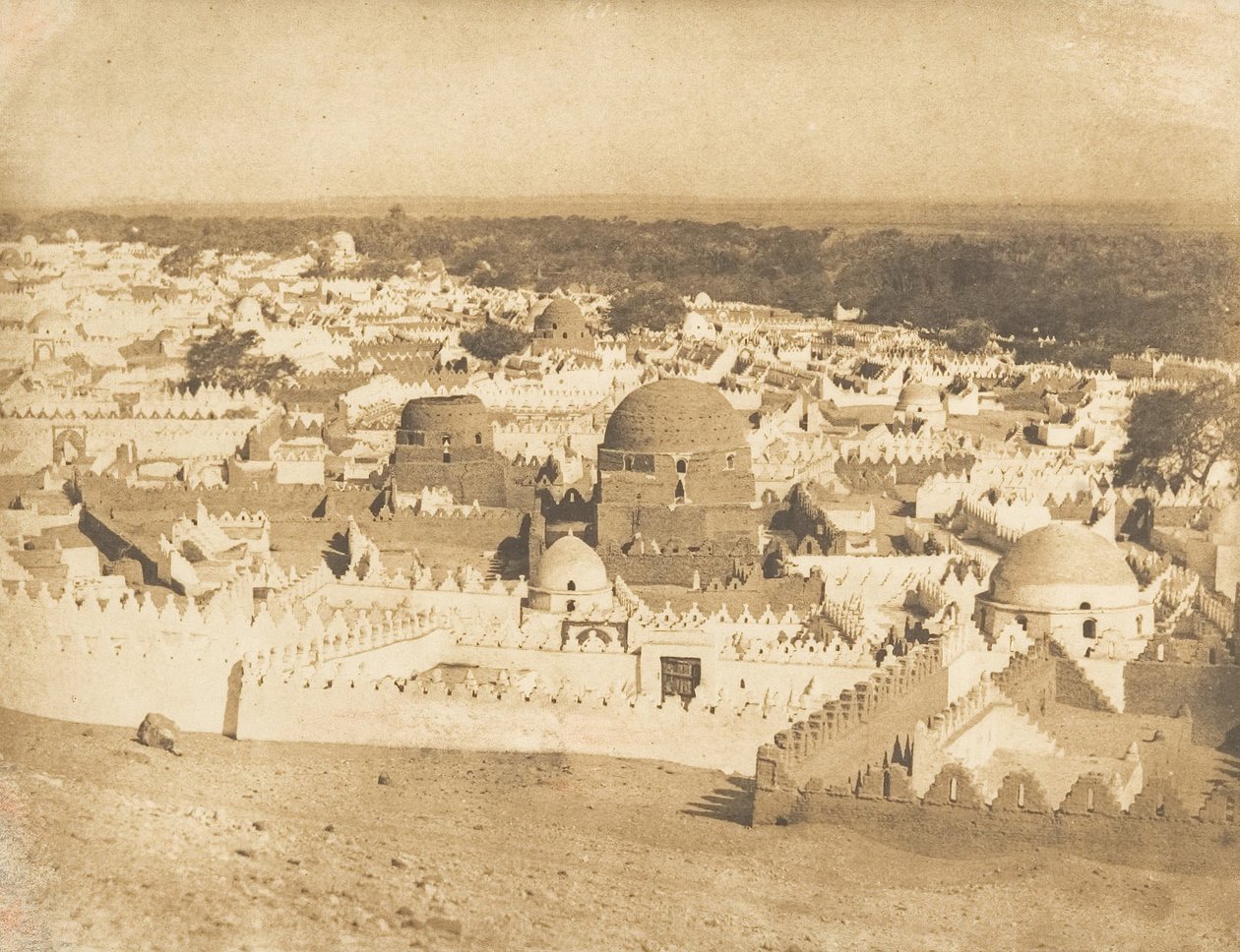 منظر عام لمقبرة سيوت ، 1849-50. بواسطة ماكسيم دو كامب