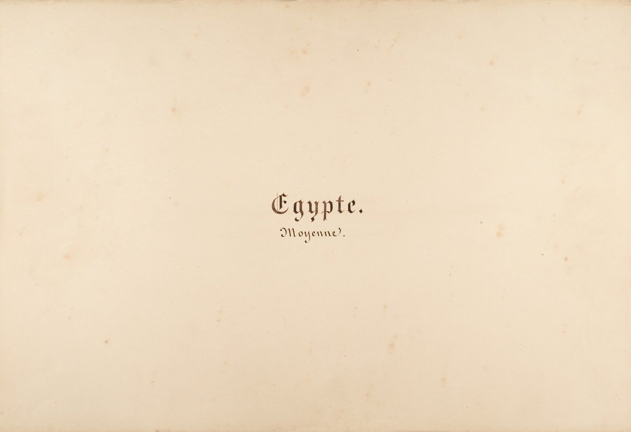 مصر ، النوبة ، سوريا: مناظر طبيعية وآثار ، 1849-50. بواسطة ماكسيم دو كامب