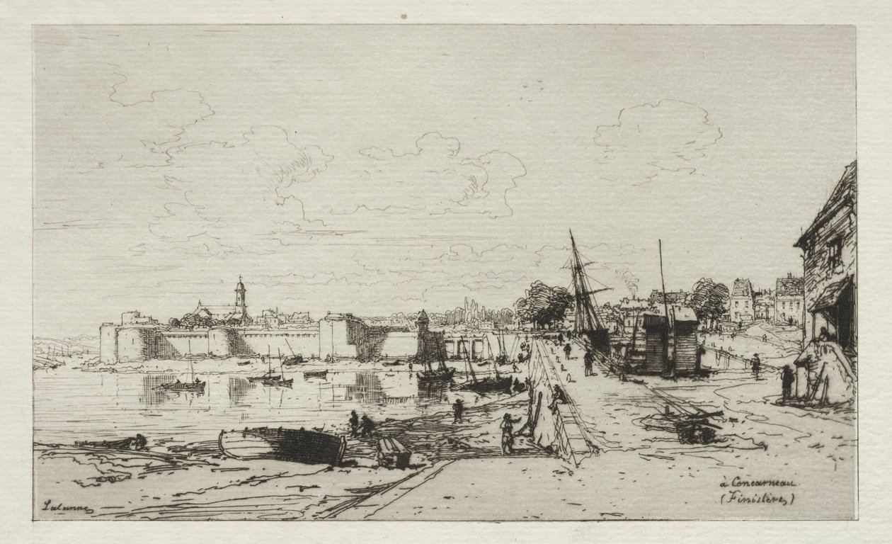 في Concarneau. بواسطة مكسيم لالان