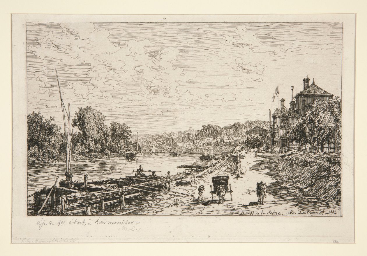 Bords de la Seine (شواطئ نهر السين) بواسطة مكسيم لالان