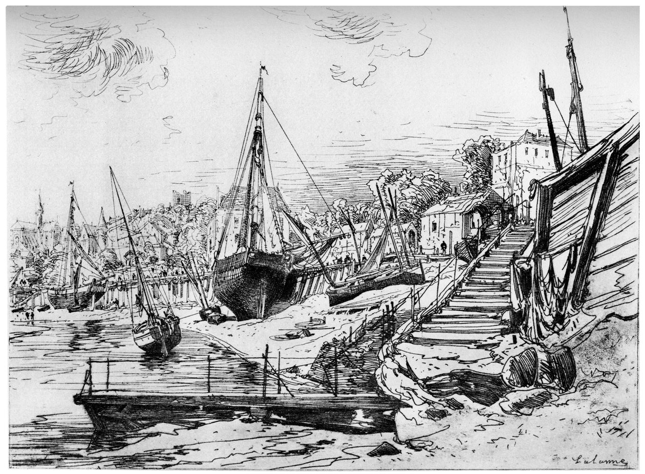 Concarneau ، c1850-1895 1924 بواسطة مكسيم لالان