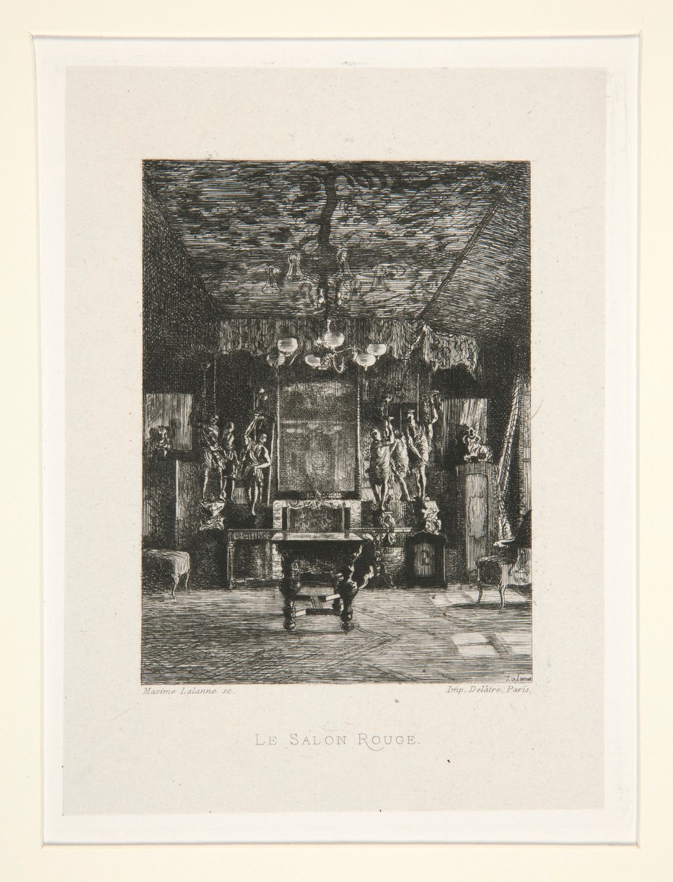 لو صالون روج (الغرفة الحمراء) ، رر. 5 من جناح Chez Victor Hugo (Victor Hugo بواسطة مكسيم لالان