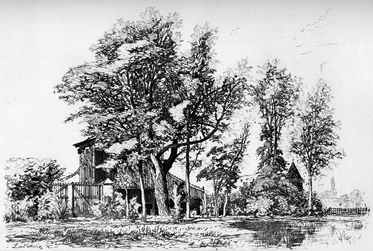 Les Acacias، c1850-1895 1924 بواسطة مكسيم لالان