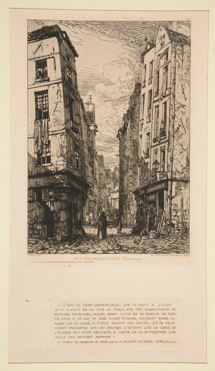 Rue des Marmousets (باريس القديمة) بواسطة مكسيم لالان