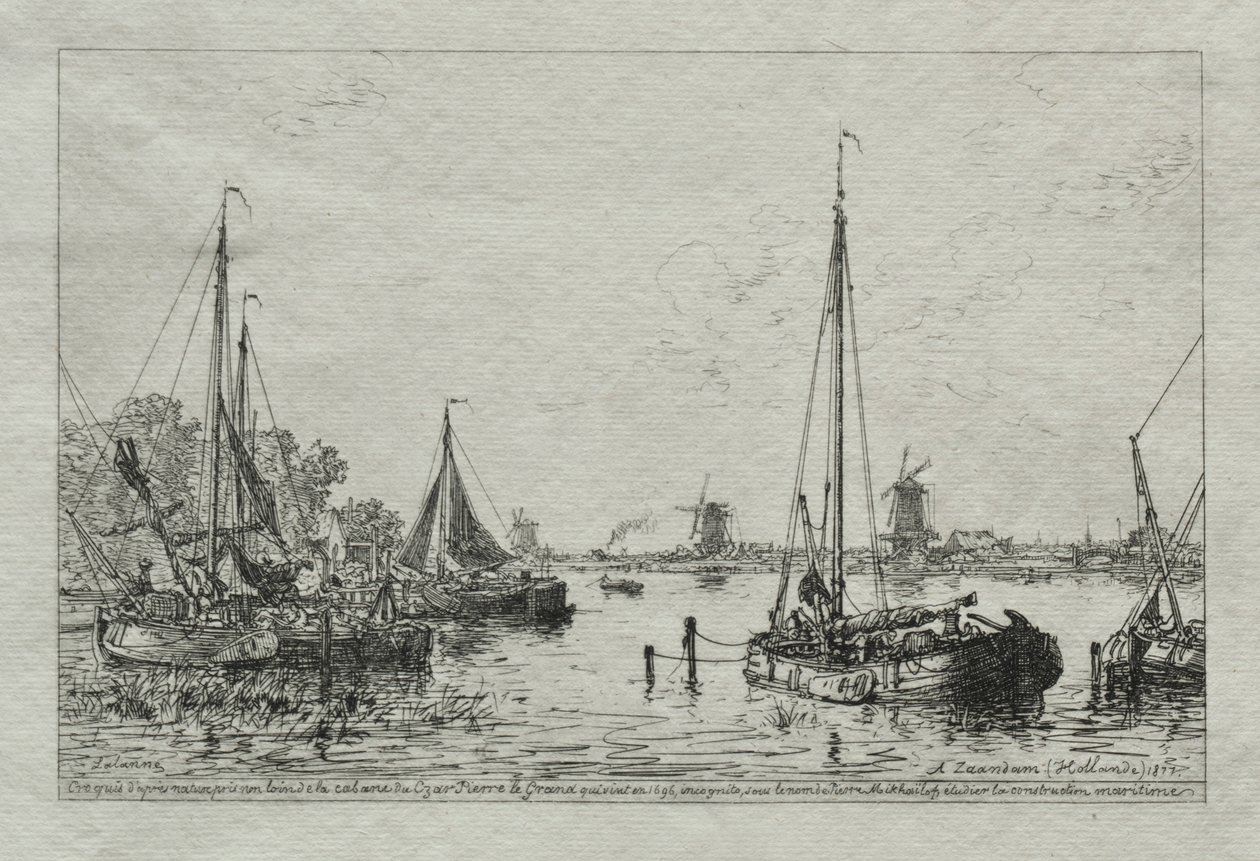 رسم من الطبيعة ، 1877. بواسطة مكسيم لالان