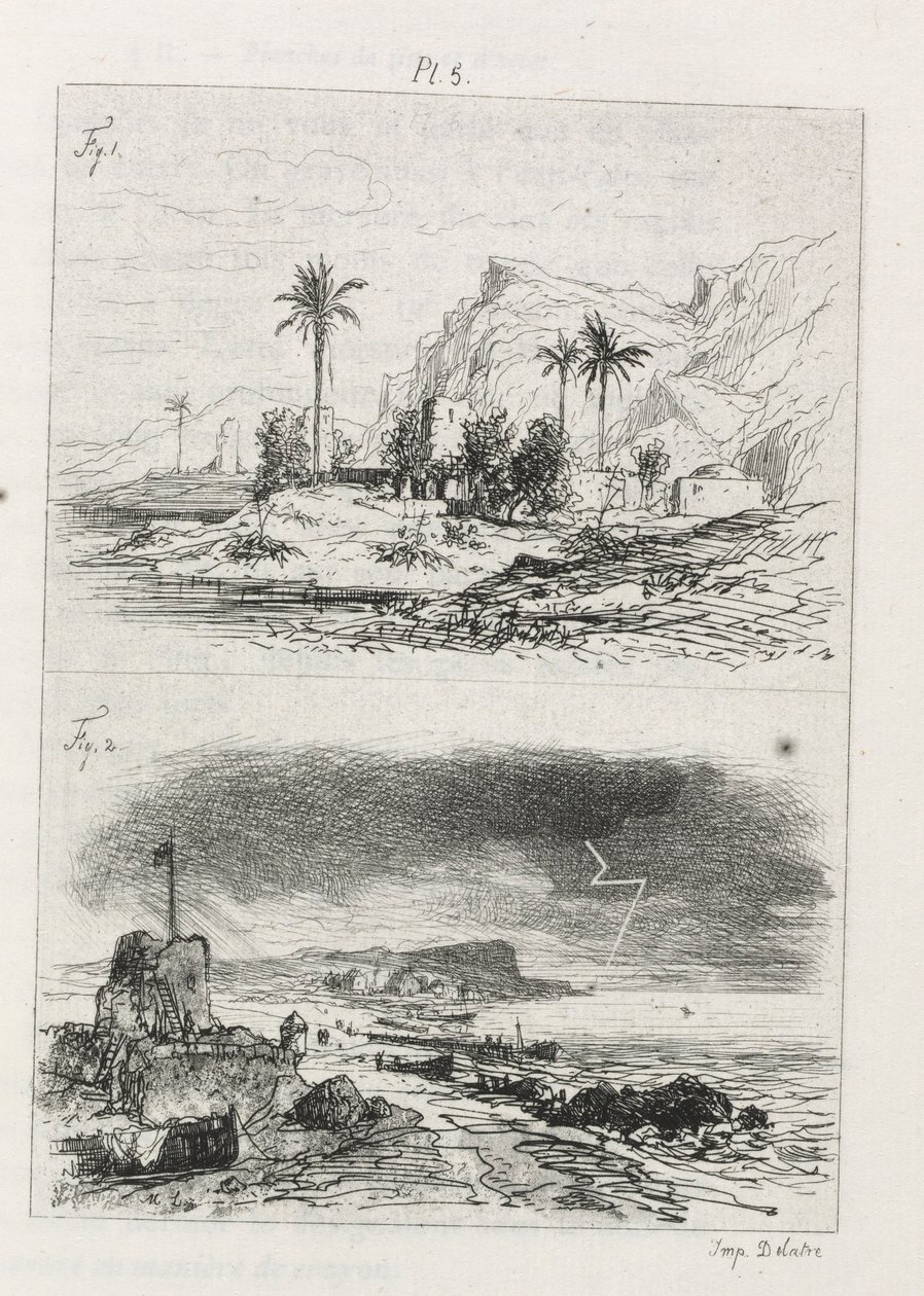 رسالة حول النقش والحفر: اللوحة 5 ، 1866. بواسطة مكسيم لالان