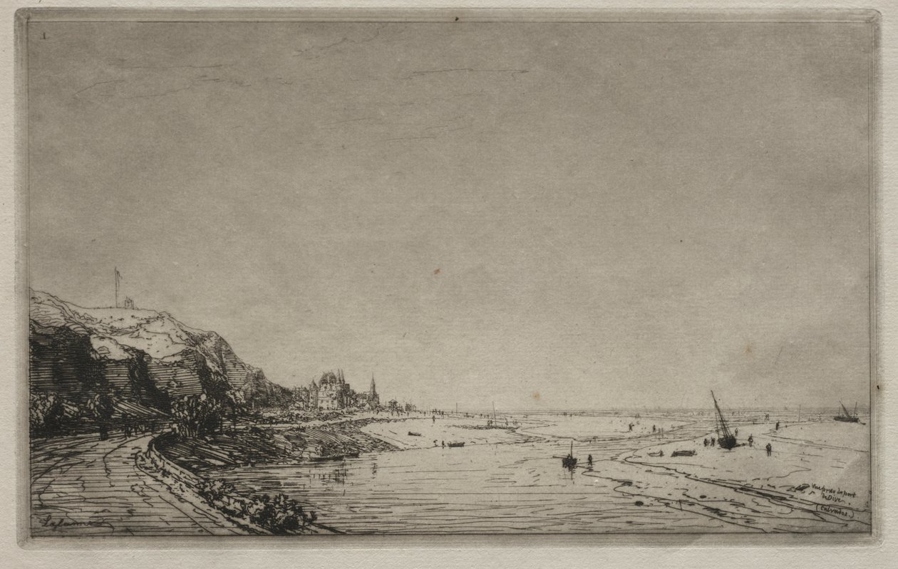 منظر من Port du Dives (Calvados) بواسطة مكسيم لالان