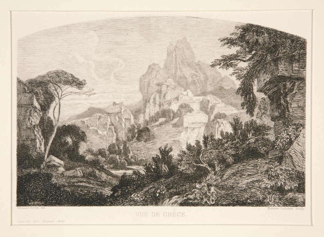Vue de Gr؟ ce (منظر اليونان) بواسطة مكسيم لالان