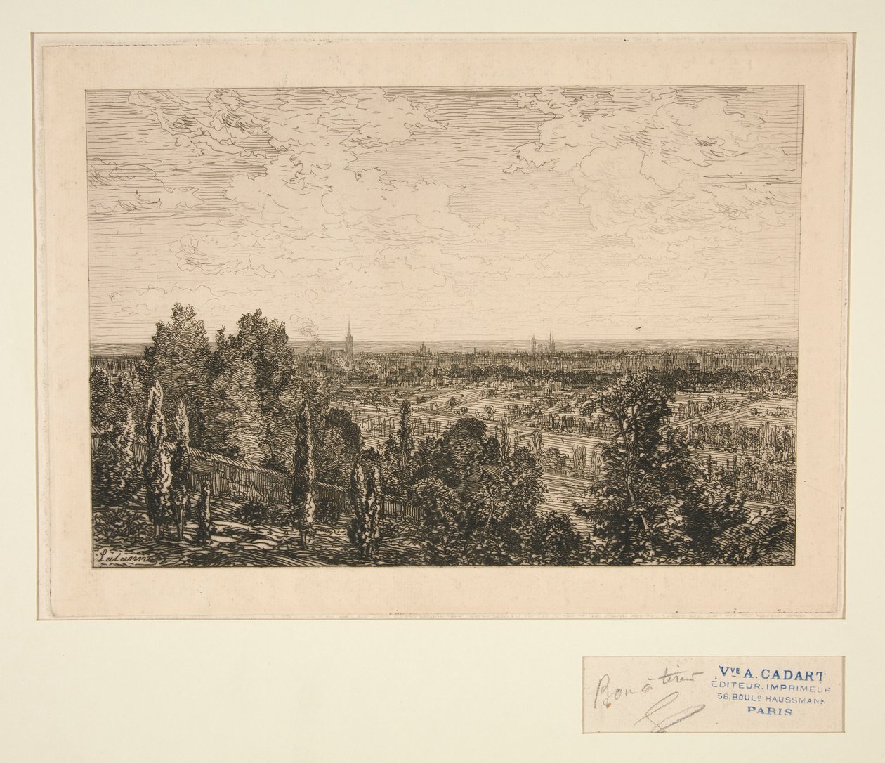 Vue de Paris (منظر لباريس) بواسطة مكسيم لالان