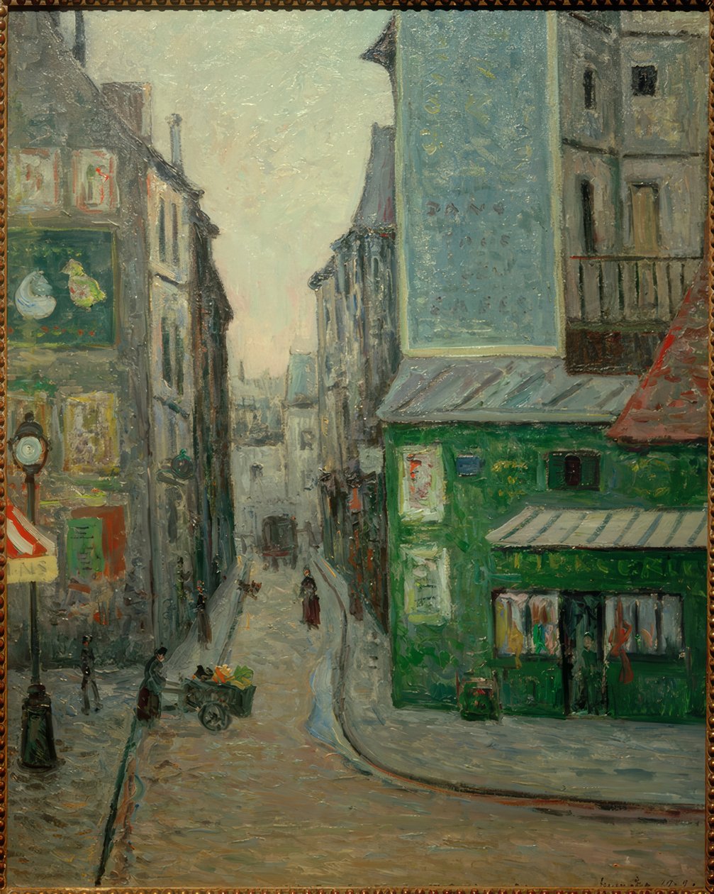 Platz St. André des Arts، Rue Suger، Paris بواسطة مكسيم اميل لويس موفرا