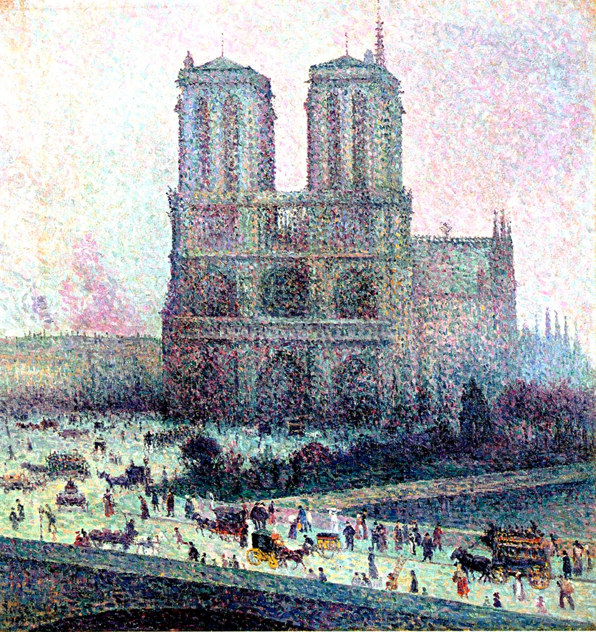 نوتردام ، باريس ، 1900-01 بواسطة ماكسيميلين لوس