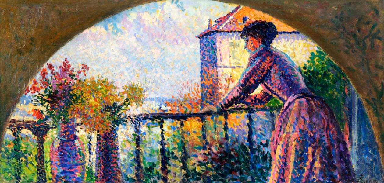 زوجة الفنان ، شارع كورتو ، باريس ، 1893 بواسطة ماكسيميلين لوس