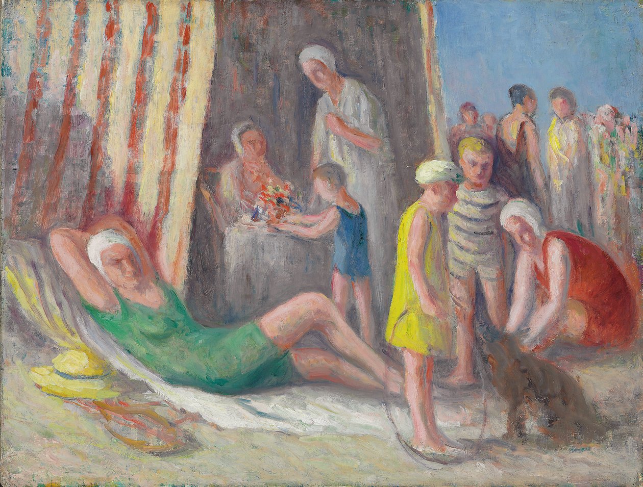 في شاطئ تريبورت ، ج .1939 بواسطة ماكسيميلين لوس