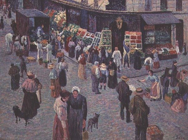 The Rue des Abbesses بواسطة ماكسيميلين لوس