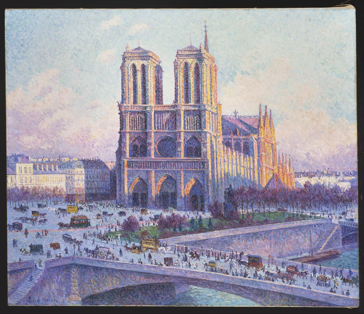 نوتردام ، باريس ، منظر من Quai Saint-Michel ، 1901-04 بواسطة ماكسيميلين لوس