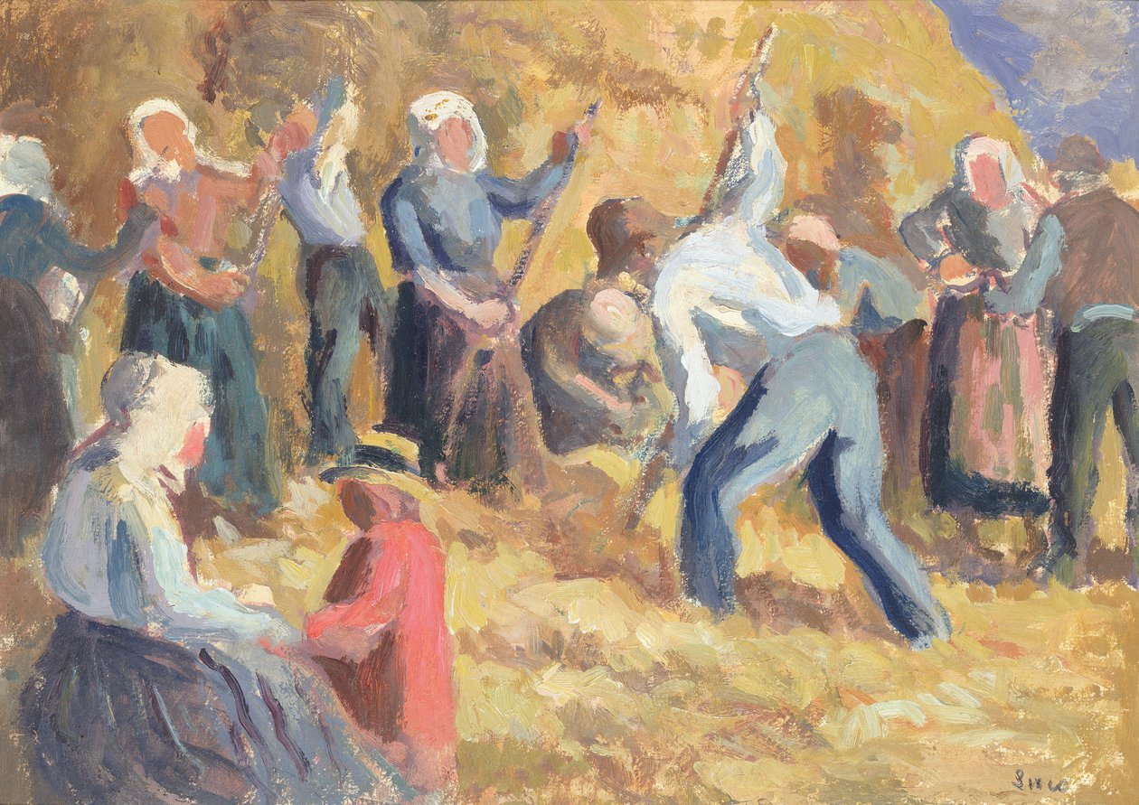 الحصاد ، ج .1414 (زيت على ورق) بواسطة ماكسيميلين لوس