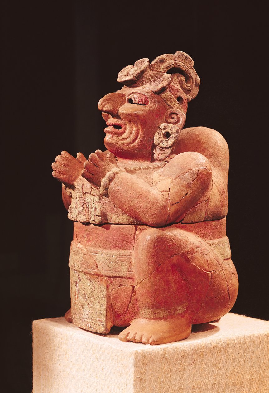 مبخرة مجسمة ، من غواتيمالا ، الفترة الكلاسيكية ، 250-600 (الطين) بواسطة المايا