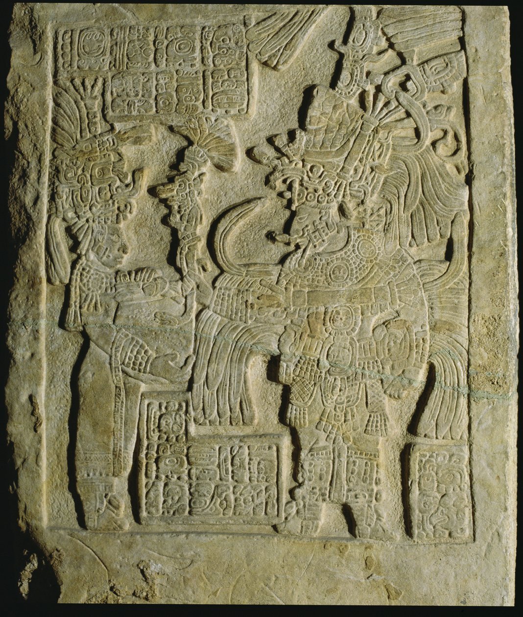 عتب 53 من Yaxchilan ، تشياباس ، المكسيك ، الفترة الكلاسيكية المتأخرة (600-900 م) بواسطة المايا