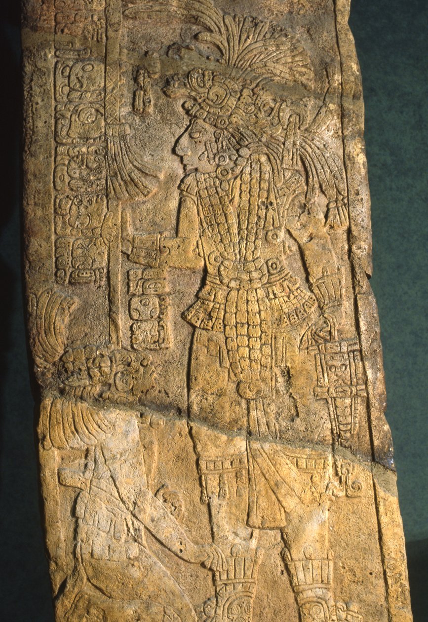 Yaxchilan ، Stela 18 ، أواخر الفترة الكلاسيكية 600-900 م بواسطة المايا