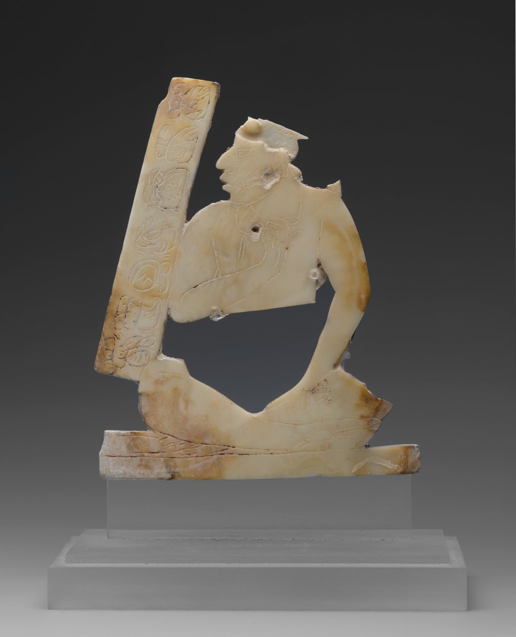 شكل الجلوس ، c.550-850 (قشرة) بواسطة المايا