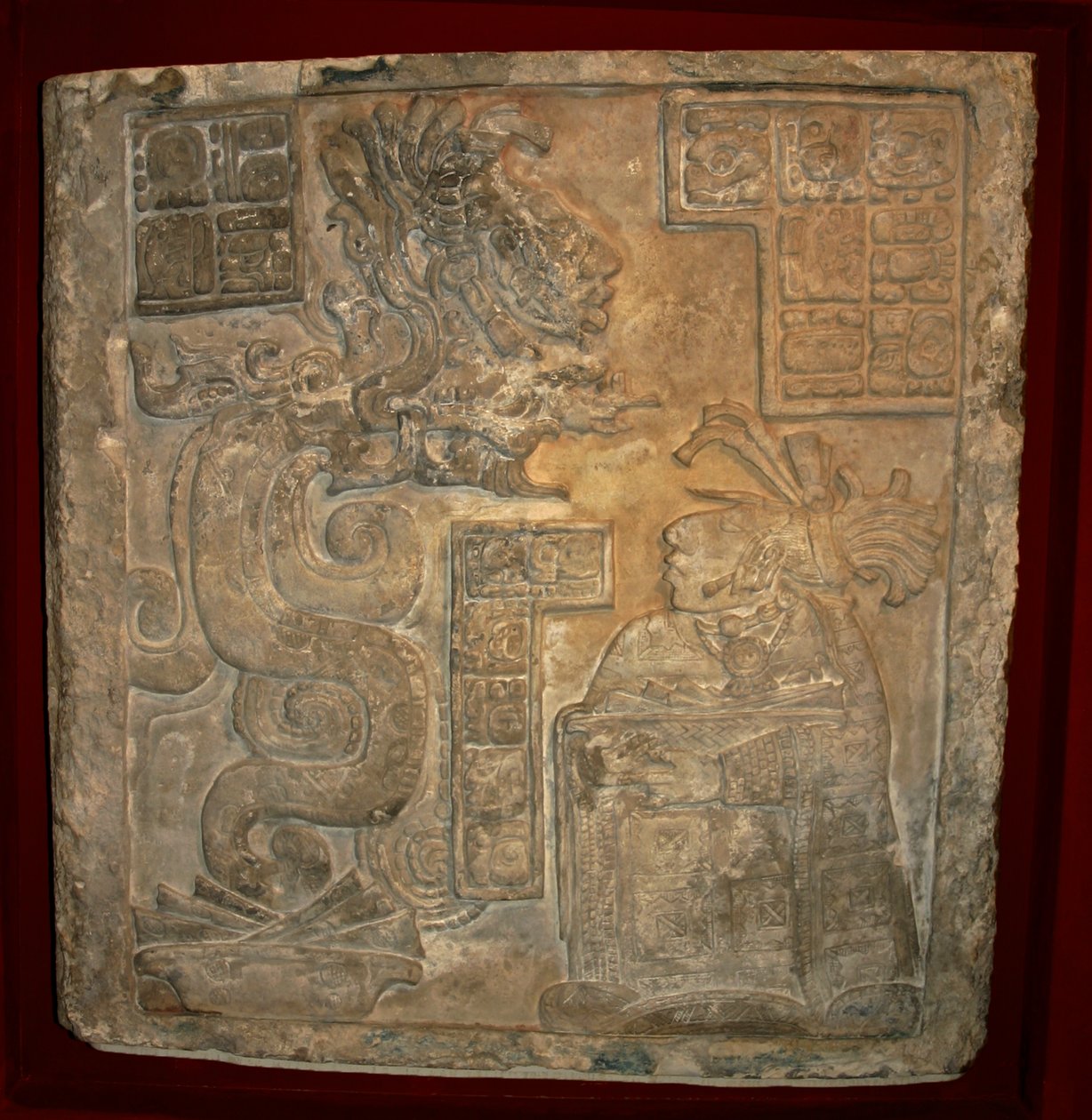 عتب Yaxchilan 15 فن المايا بواسطة المايا المايا