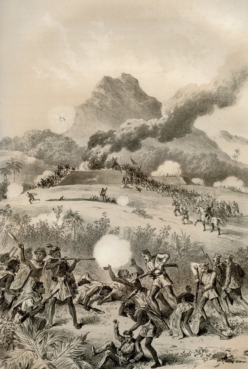 أخذ معقل الماوري ، حروب الماوري ، 1845-1873 1879 بواسطة ماكفارلين وإرسكين
