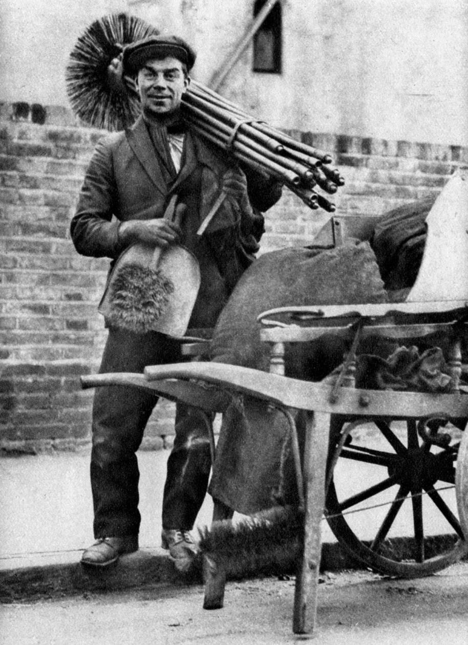 اكتساح المدخنة ، لندن ، 1926-1927. بواسطة ماكليش
