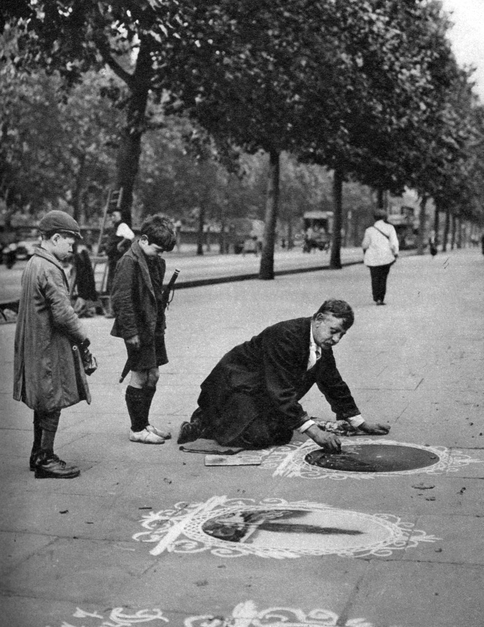 فنان الرصيف ، إمبانكمينت ، لندن ، 1926-1927 بواسطة ماكليش
