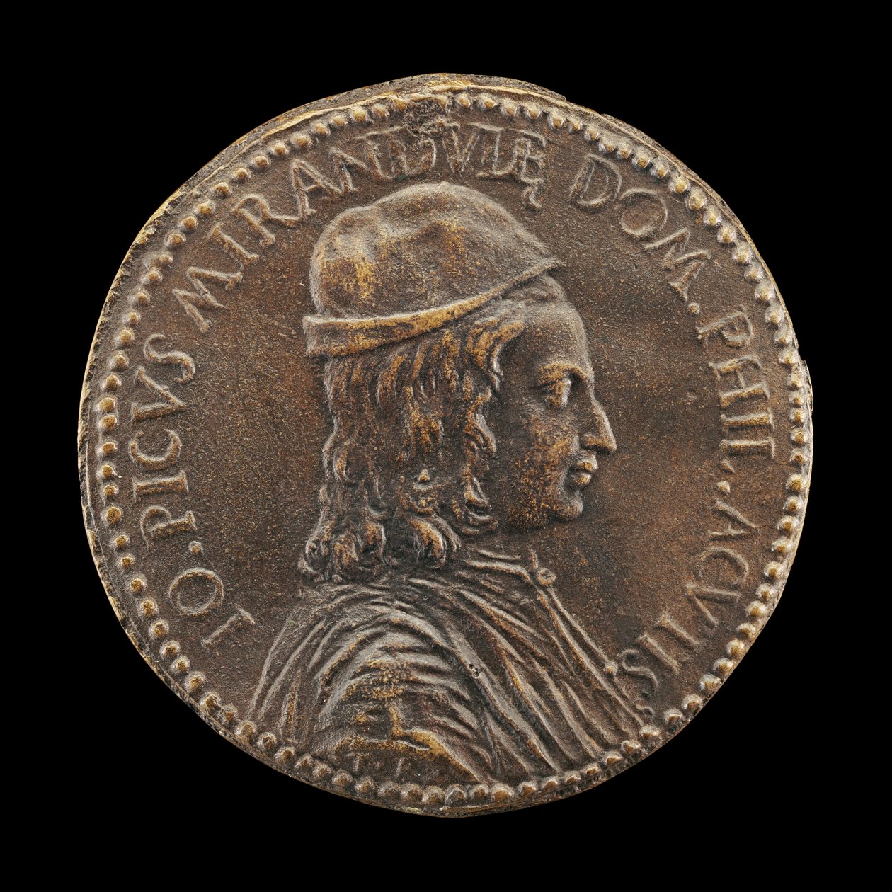 جيوفاني بيكو ديلا ميراندولا ، 1463-1494 ، فيلسوف وشاعر. بواسطة الحاصل على الميدالية TR