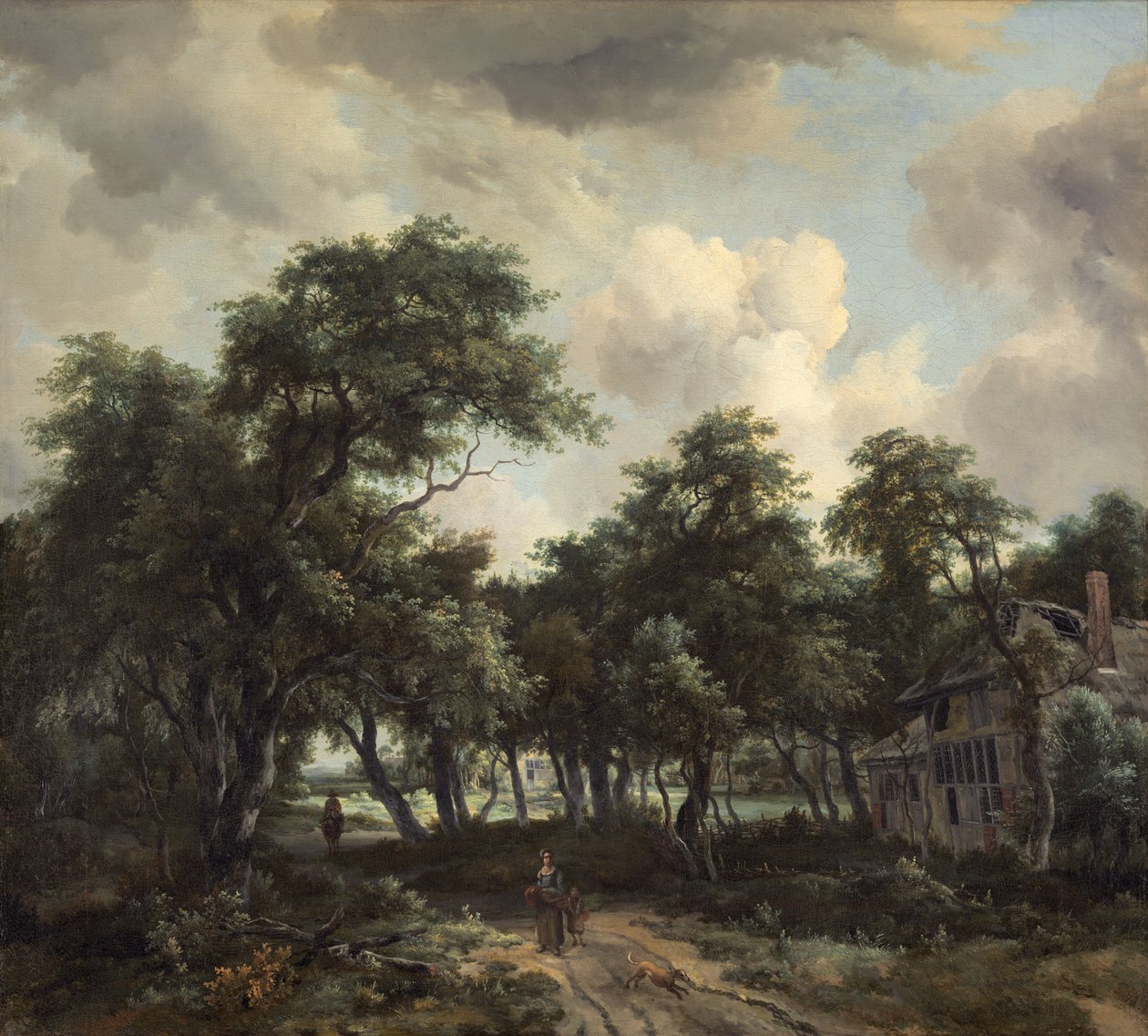 كوخ بين الأشجار ، ج. 1664. بواسطة ميندرت هوبيما