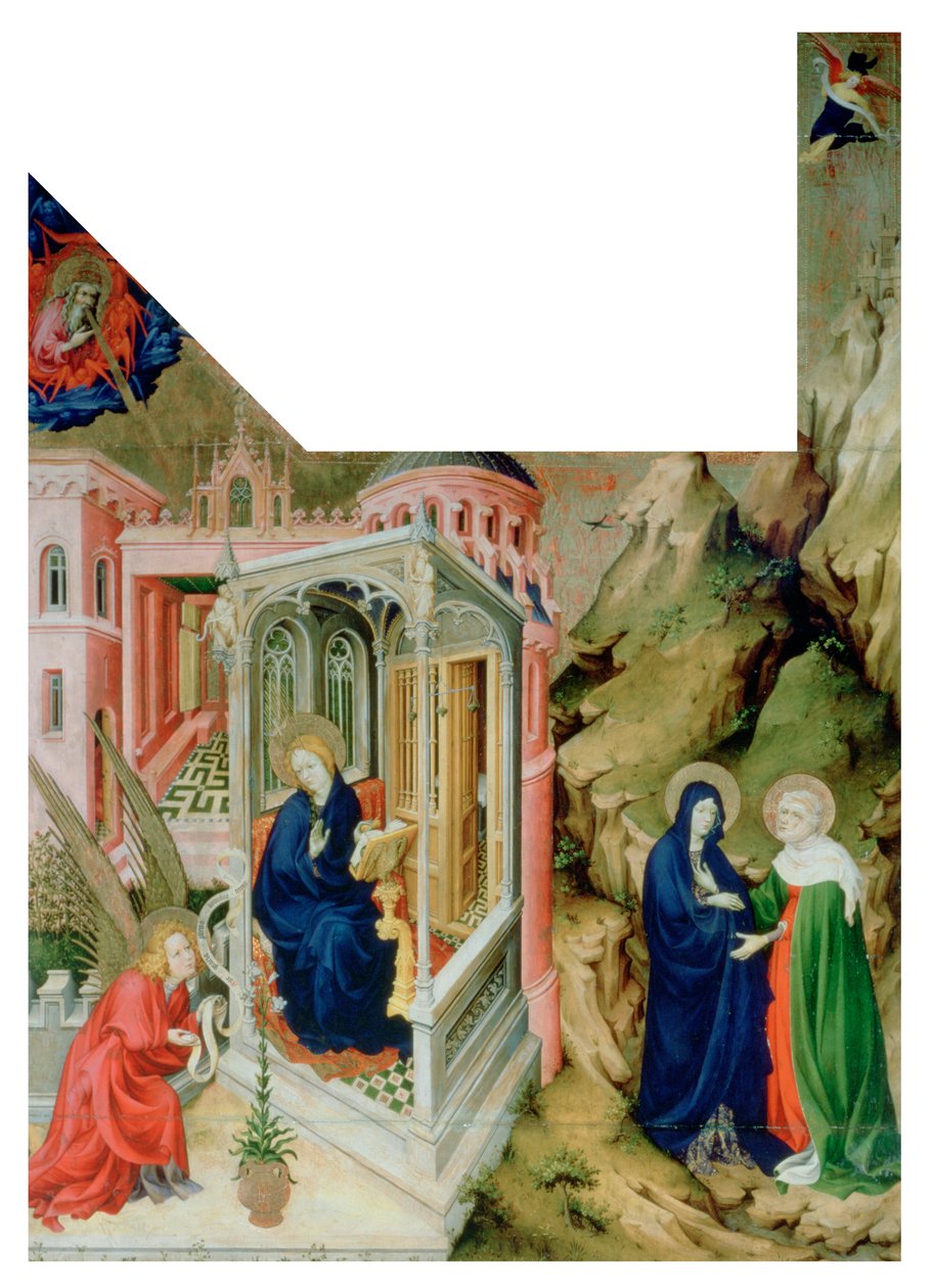 البشارة والزيارة 1394 - 1399 بواسطة Melchior Broederlam