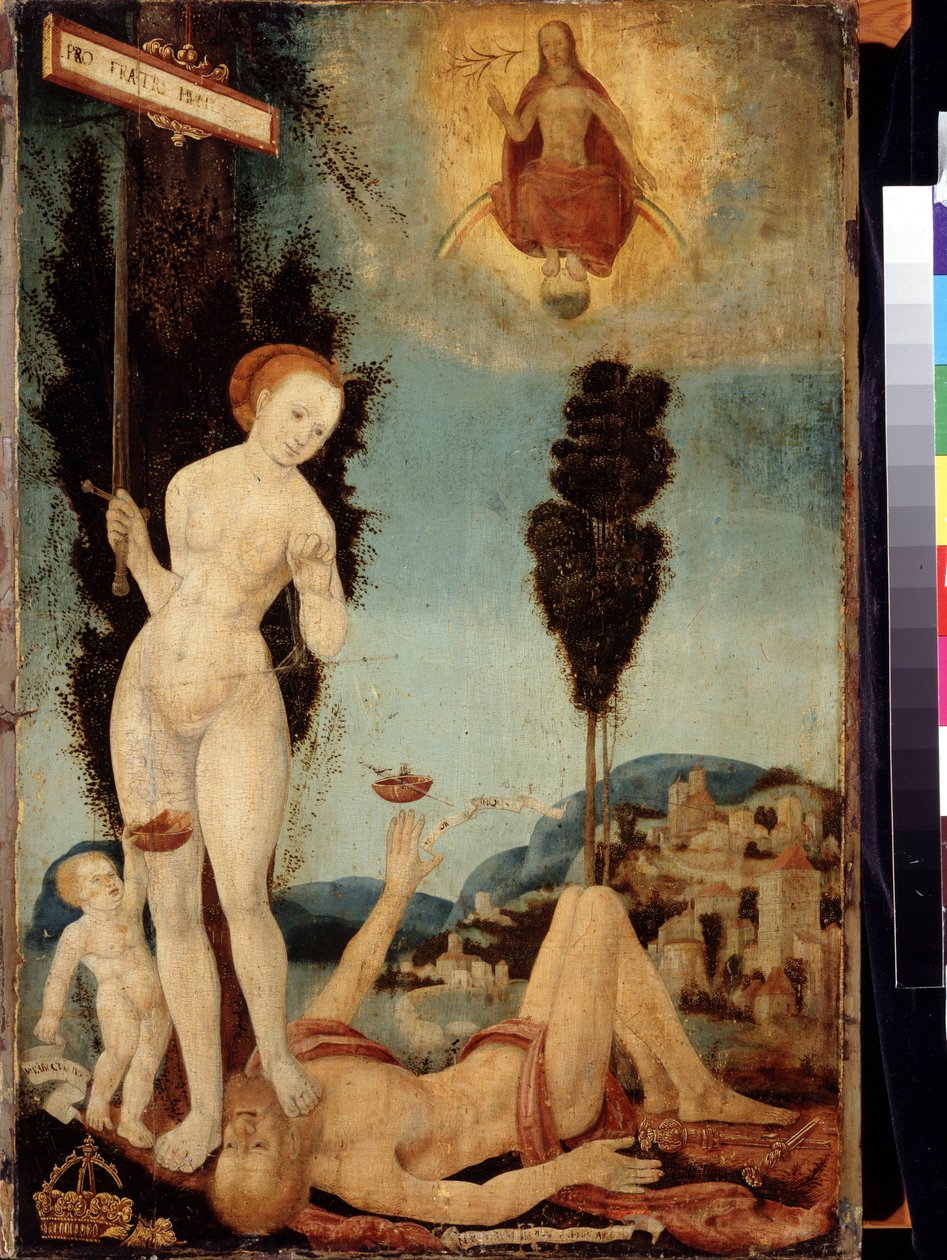 "" The Allegory Of Justice "" لوحة لملكيور فيسيلين (1495-1538) متحف بوشكين في القرن السادس عشر ، موسكو بواسطة ملكيور فيسيلين