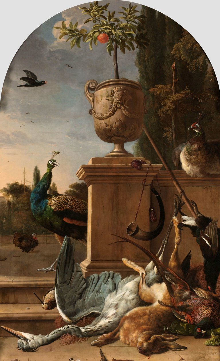 حقيبة صياد على الشرفة حقيبة صياد على الشرفة بواسطة Melchior d'Hondecoeter