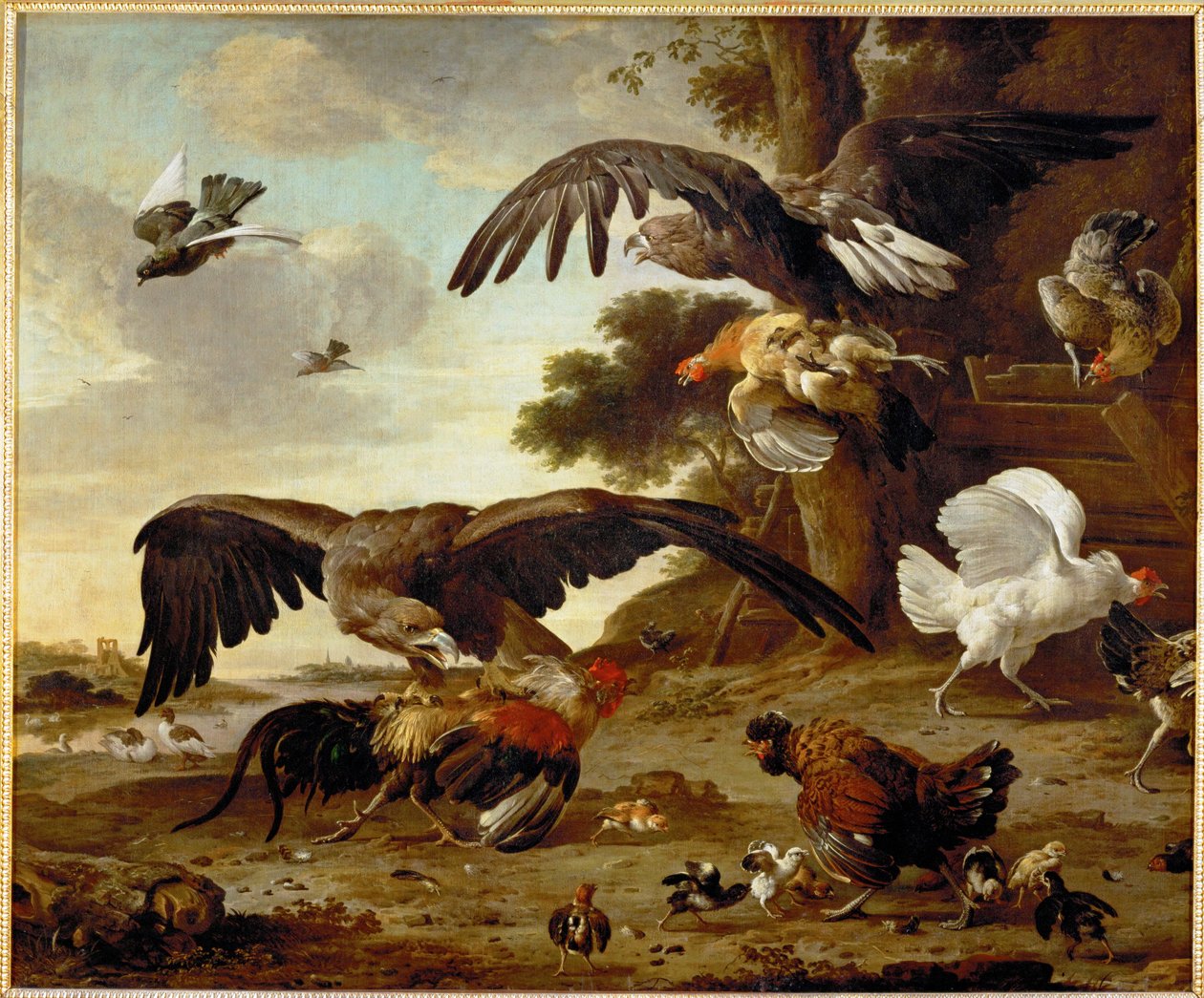  بواسطة Melchior de (طريقة) Hondecoeter