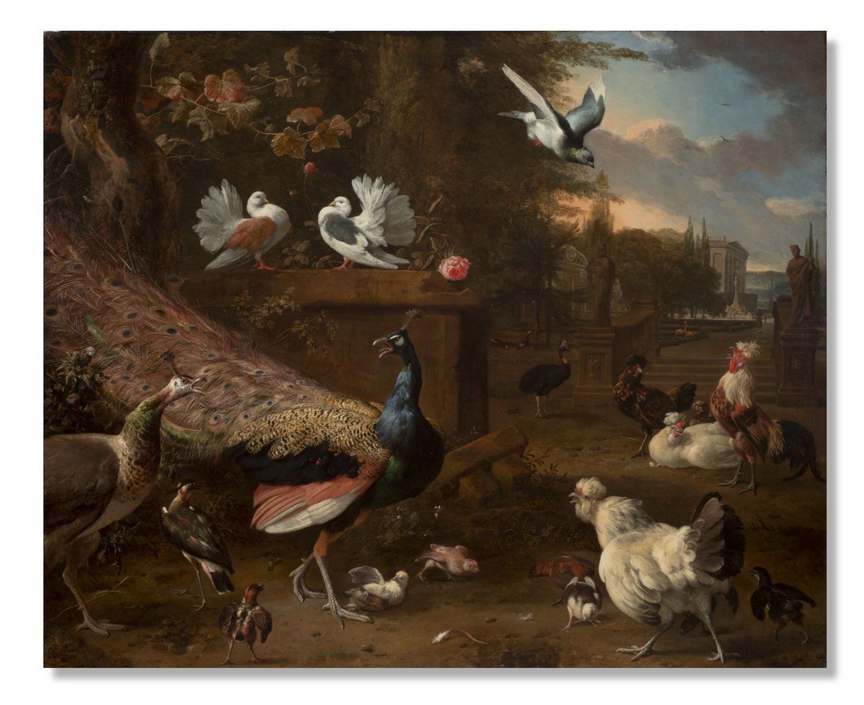 ميناجيري ، 1680 بواسطة Melchior de Hondecoeter