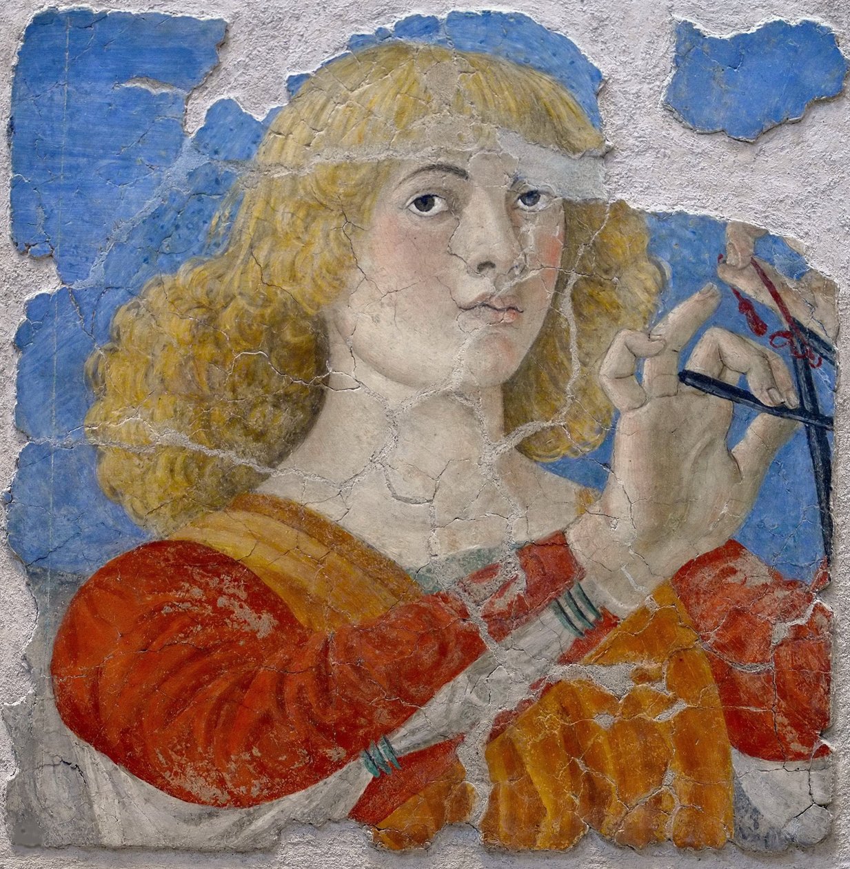 الملاك الموسيقي لميلوزو دا فورلي ، حوالي عام 1480 (في الهواء الطلق) بواسطة Melozzo da Forli