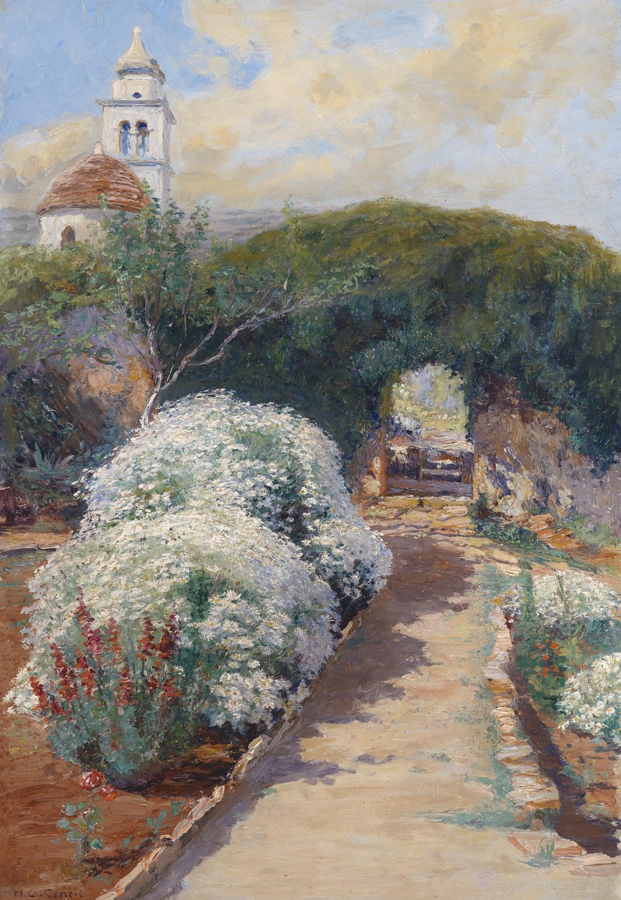 Blühender Klostergarten في نوفي فينودولسكي بواسطة Menci Clement Crnčić