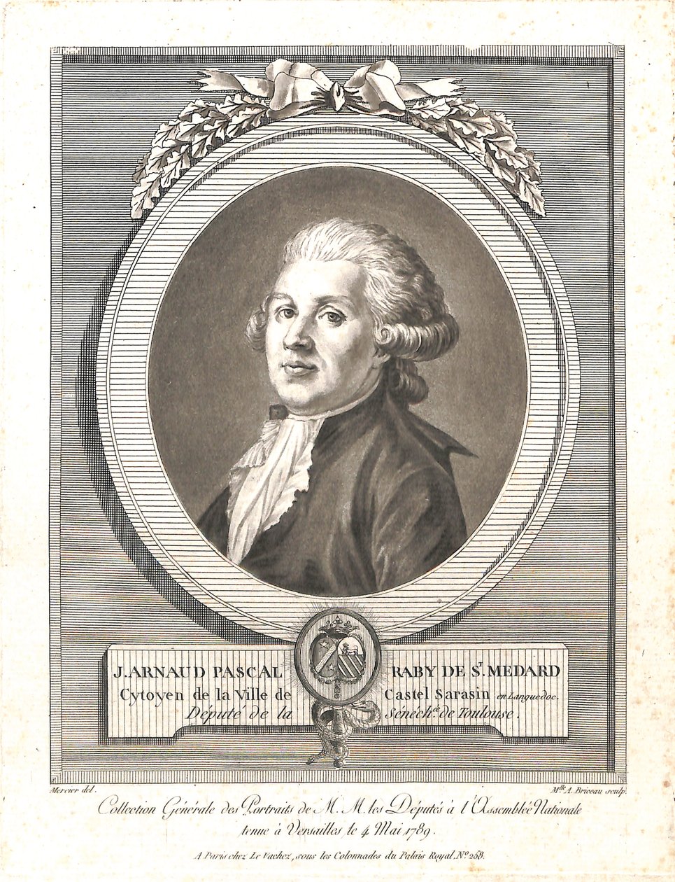جان أرنود باسكال رابي بواسطة ديل مرسييه وشراب Mlle Briceau.