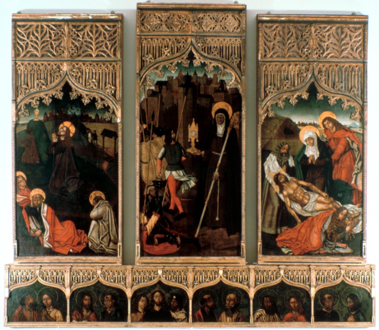 بالثلاثي من سانتا كلارا ، 1486 بواسطة ميستري هيلاريوس