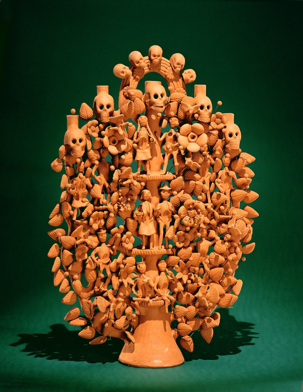 Tree of Life (آنية فخارية فردية) بواسطة المدرسة المكسيكية