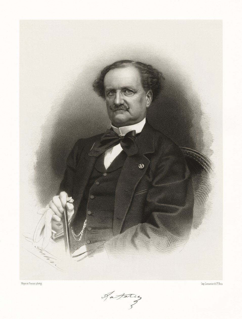 أوغست لوك نومبار غومونت دوك دو لا فورج ، 1865-66 بواسطة ماير وبيرسون